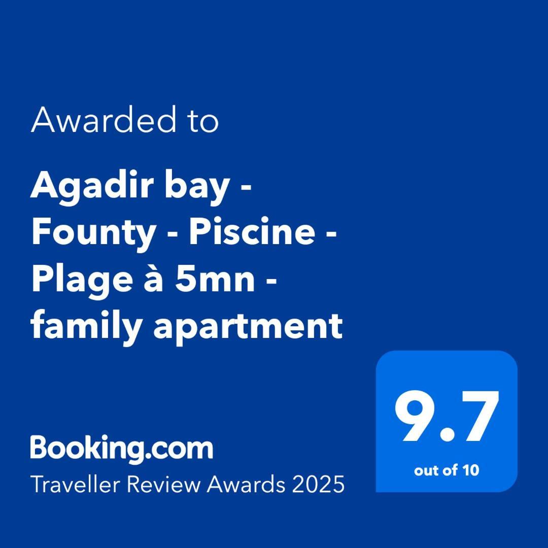 Agadir Bay - Founty - Piscine - Plage A 5Mn - Family Apartment Luaran gambar